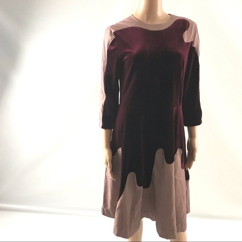 Sara Navon Women’s ColorBlock Cocktail Dress M Red